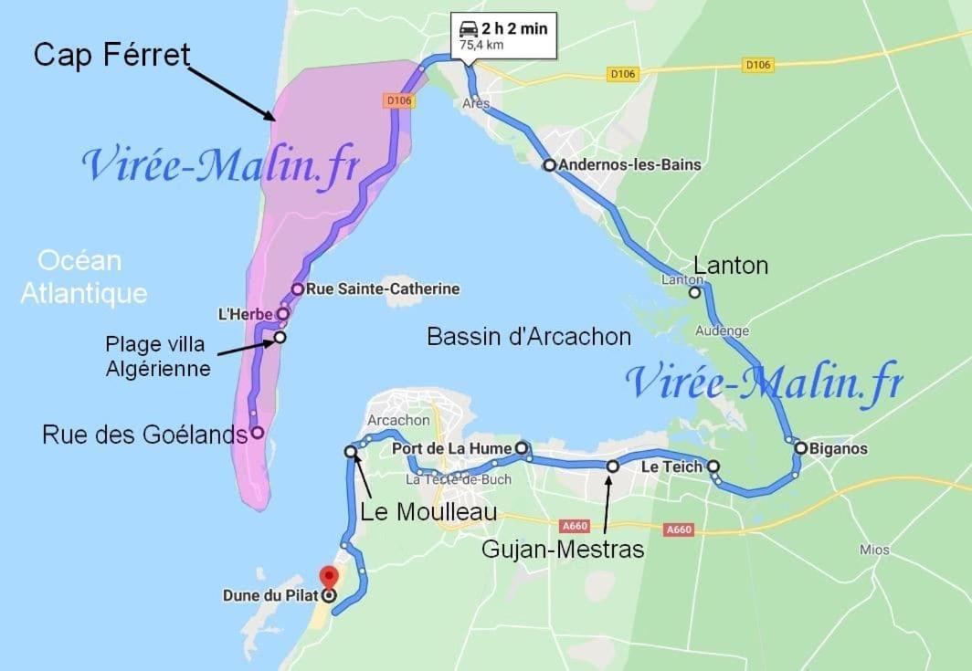 Maison Piscine 4 Ch Carcans Medoc Bassin Arcachon Екстериор снимка